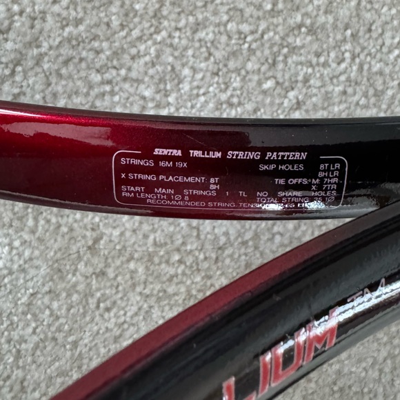 Sentra Trillum Tennis Racket - Picture 4 of 5